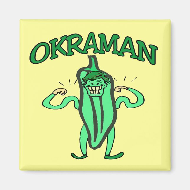Okra Man Magnet (Framsidan)