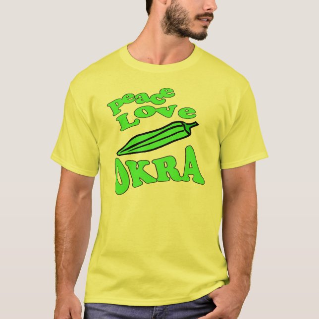 Okra Shirt Tee Shirt (Framsida)
