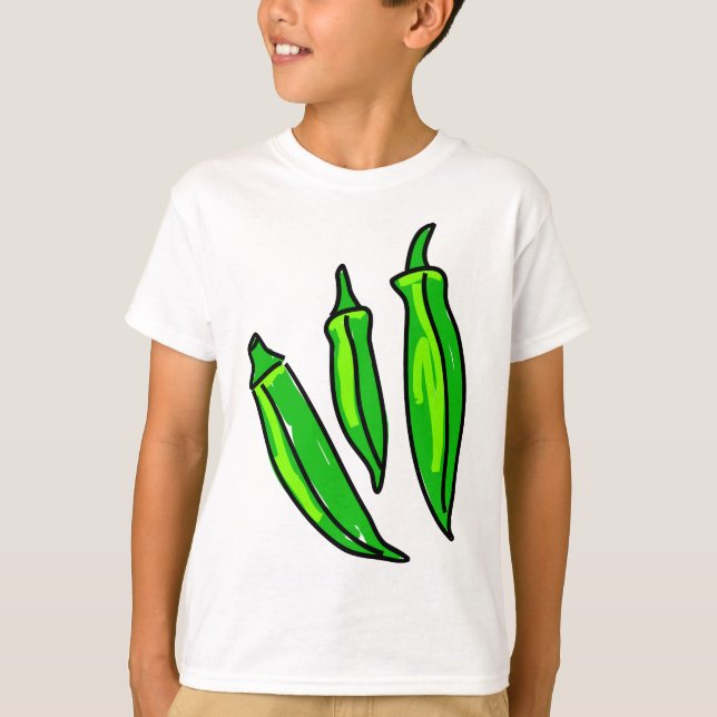 Okra Tee Shirt (Framsida)