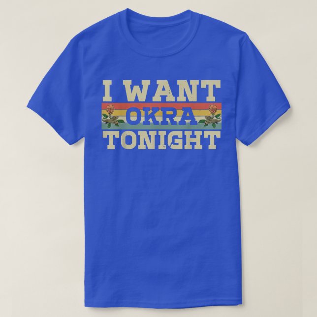 Okra Vegetable Marshmallow Vegan Vegetarian Vegeta T Shirt (Design framsida)