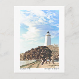 Okracoke Light. Vykort