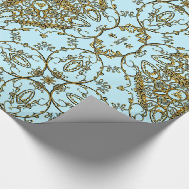 Okränkbar giglistisk Fransk Presentpapper (Hörn)