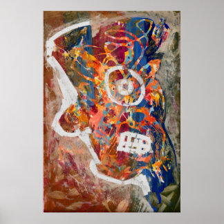 Okrympt huvud (omblandning) poster