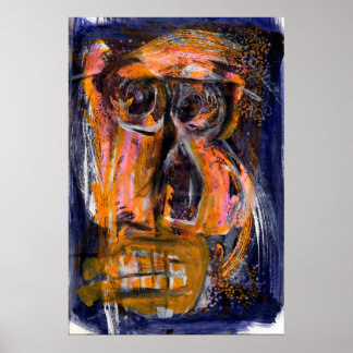 Okrympt huvud poster