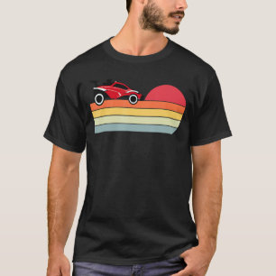 Oktan Rocket Soccer Retro Sunset Distress Graph T Shirt