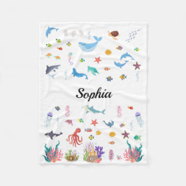 Oktaväxlad rankett för Spädbarn, barn, Vuxnor Fleecefilt