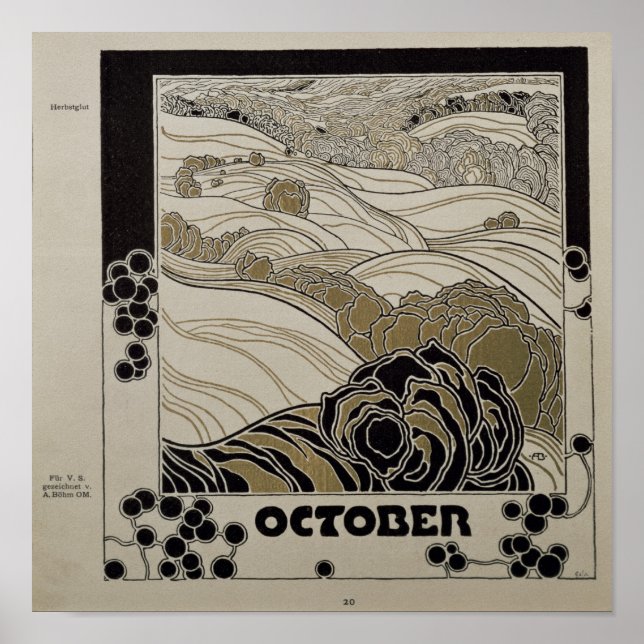 Oktober 1901 poster (Framsidan)
