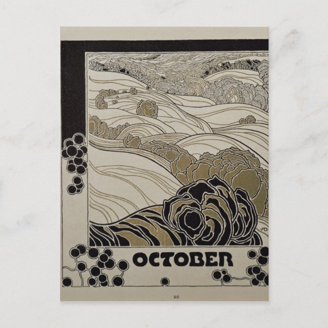 Oktober 1901 vykort (Framsida)