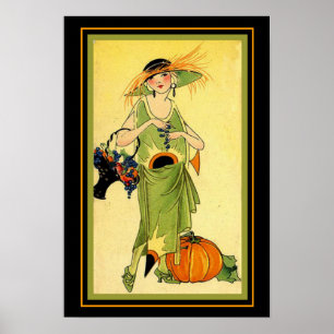 oktober 1922 Art Deco Skriv ut 13x19 Poster