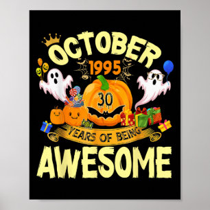 Oktober 1995 30 år av att vara fantastisk rolig ha poster