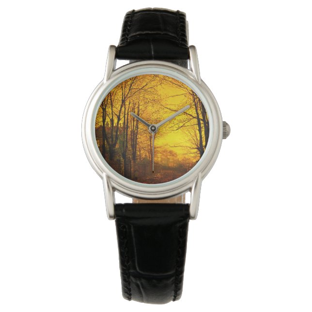 Oktober Afterglow John Atkinson Grimshaw Armbandsur (Framsida)