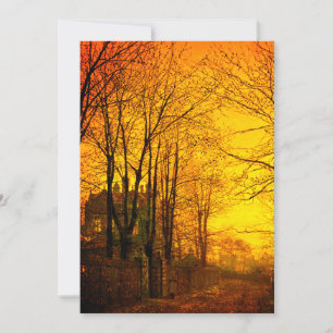 Oktober Afterglow John Atkinson Grimshaw Spara Datumet