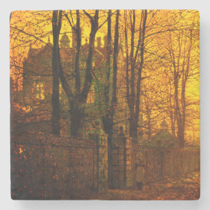 Oktober Afterglow John Atkinson Grimshaw Stenunderlägg