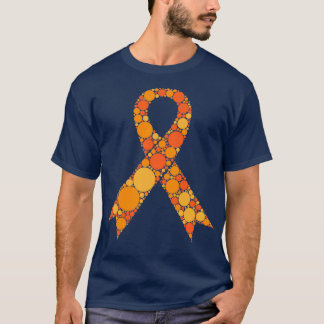 Oktober är ADHD Awareness Neurodiversity Orange Po T Shirt