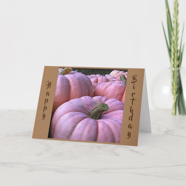 **OKTOBER BIRTHDAG** HÄLSNING FÖR "DU" KORT (Framsida)