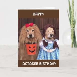 **OKTOBER BIRTHDAY** ALLA UPPDATERADE FÖR "DU" KORT