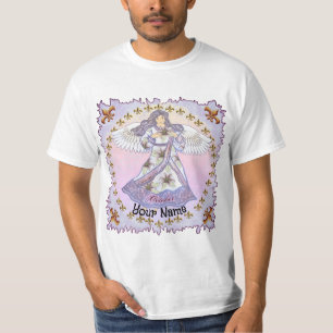 Oktober Birthday Angel anpassningsbar t-shirts