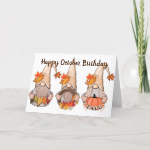 **OKTOBER BIRTHDAY ÖNSKEMÅL** BEAUTIFULLT SOM FALK KORT