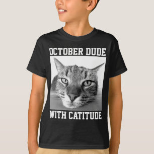 OKTOBER BIRTHDAY T-shirts Manar Killar Cat Lover