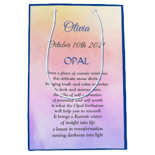Oktober Birthstone Opal Dikt 