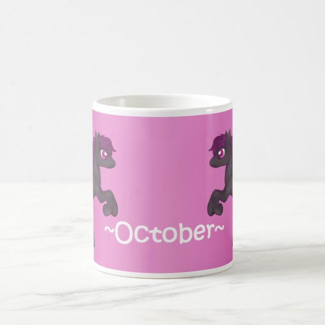 Oktober Birthstone Pegasus ponnymugg Kaffemugg (Center)