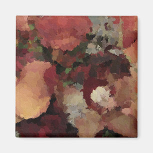 Oktober-blommigtens fossila konstruktion magnet
