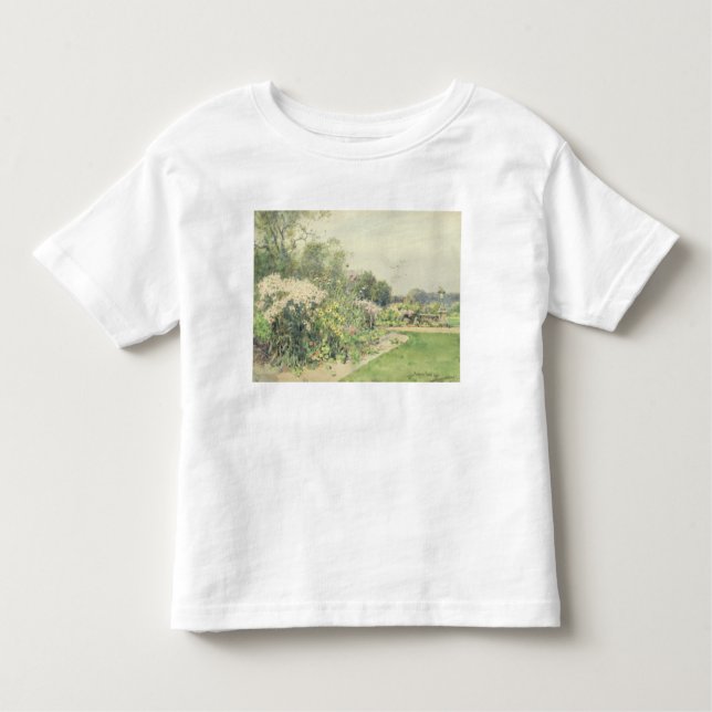 Oktober blommor t-shirt (Framsida)