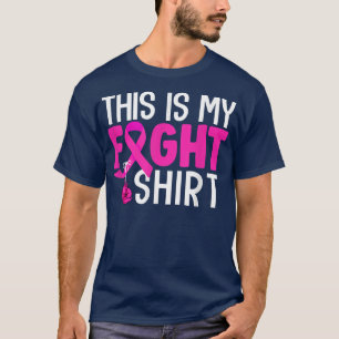 Oktober Breast Cancer Warrior Support Rosa Ribbon T Shirt
