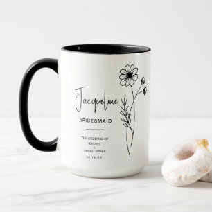 oktober Bridesmaid Cosmos Birth Flower Mugg