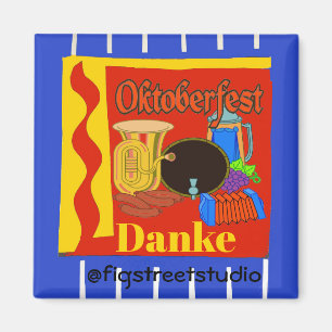 Oktober Fest, Danke, redigera text Magnet