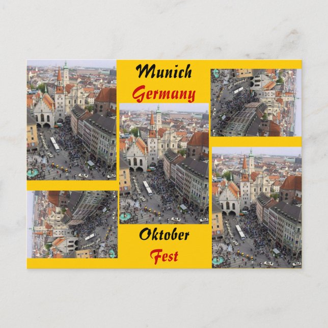 Oktober Fest, vykort (Framsida)