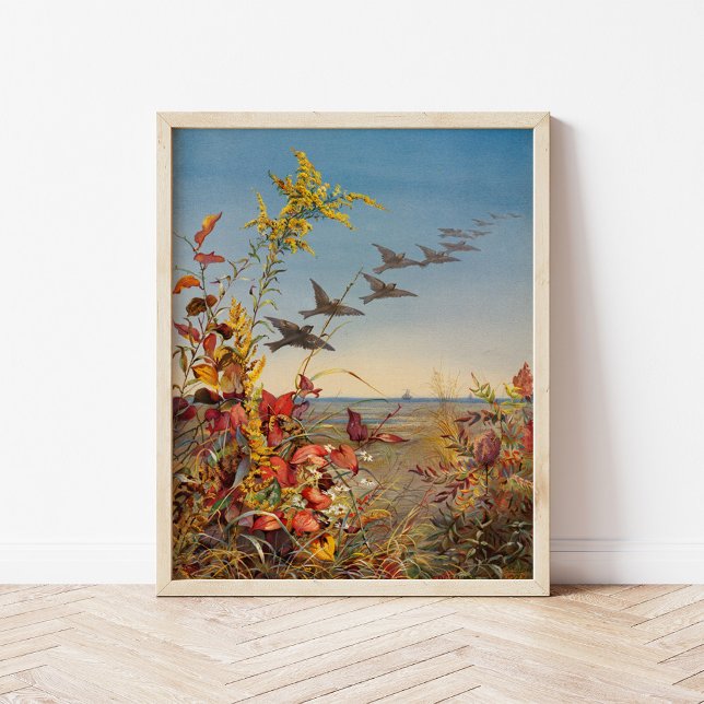 oktober | Fidelia Bridges Poster (Skapare uppladdad)