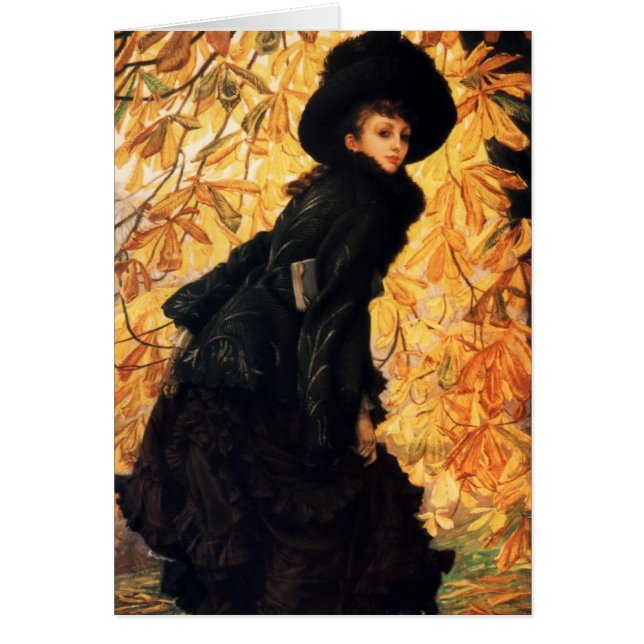 oktober Fine Art Hälsningskort (Framsidan)