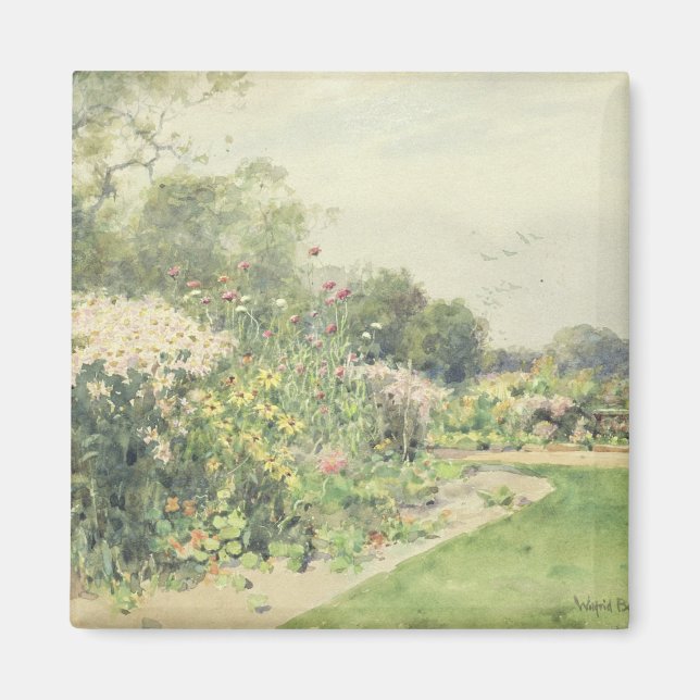 Oktober Flowers Magnet (Framsidan)