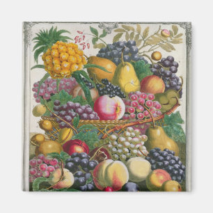 Oktober från 'tolv månader av frukter magnet