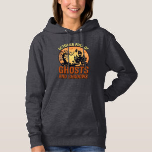 Oktober Fullständiga Spöken Skuggor Spökhus Häxa H T Shirt