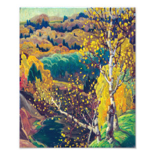 Oktober Guld Franklin Carmichael Fototryck