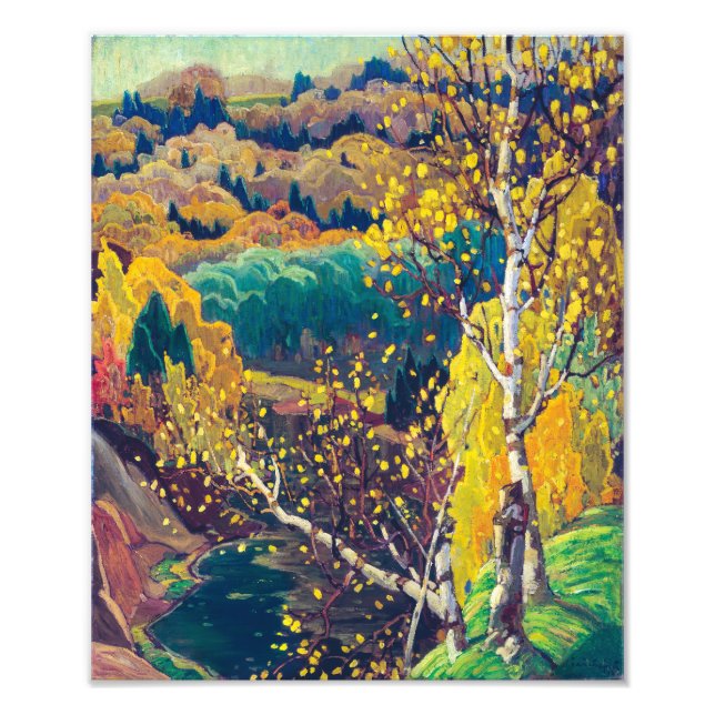 Oktober Guld | Franklin Carmichael | Fototryck (Framsidan)