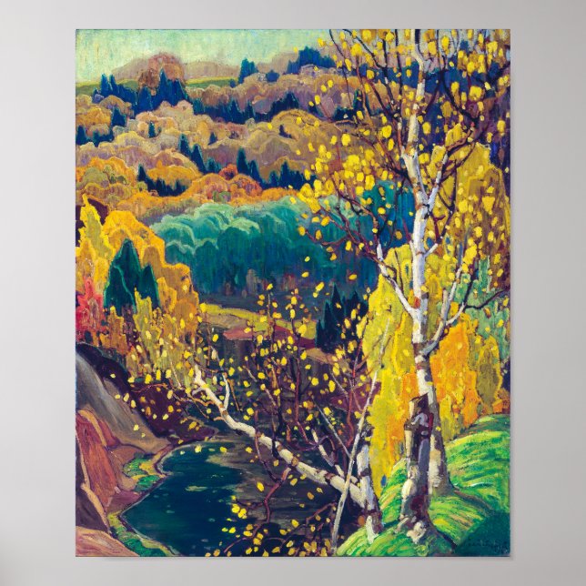 Oktober Guld | Franklin Carmichael | Poster (Framsidan)