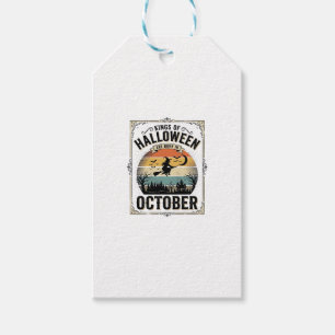 Oktober Halloween Födelsedag Vintage Häxa Tröja De Presentetikett