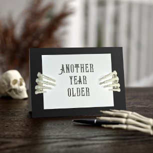 Oktober Halloween-födelsedagskort Kort