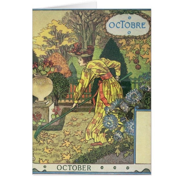 Oktober Hälsningskort (Framsidan)