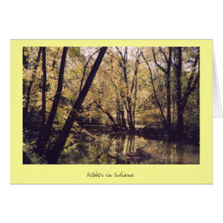 oktober i Indiana Hälsningskort