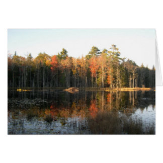 oktober i New Hampshire Hälsningskort