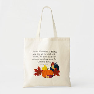 Oktober kvällar tygkasse