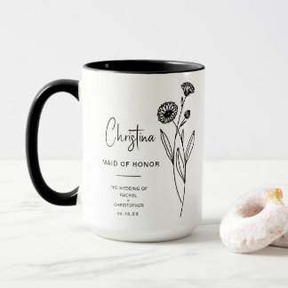 Oktober Maid of honor | Pot Marigold Birth Flower Mugg
