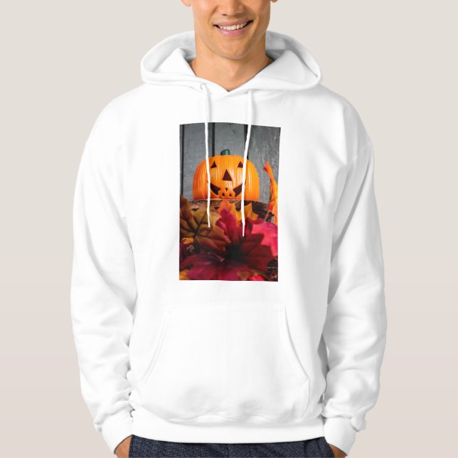 Oktober-Orangen Hoodie (Framsida)