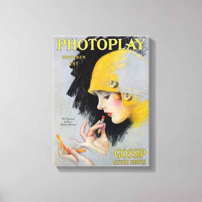 Oktober Photoplay Canvastryck (Framsida)