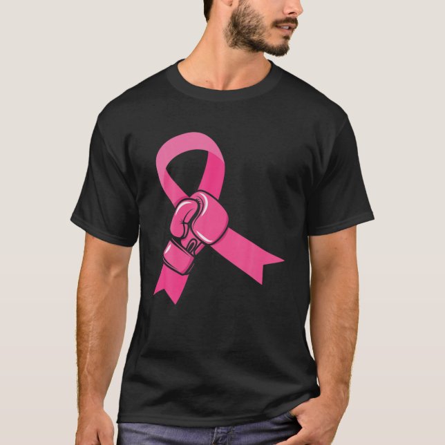 Oktober Rosa 2022 Bredband för bröstcancer T Shirt (Framsida)