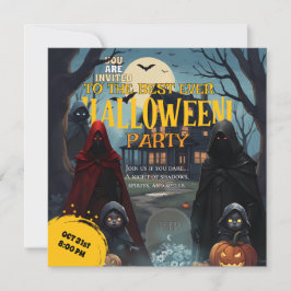 Oktober spök kostym pumpa Halloween-fest Inbjudningar